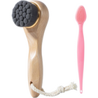 Ultra Soft Charcoal Fiber & Bamboo Exfoliating Face Brush