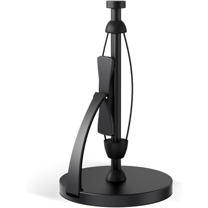 Paper Towel Holder with Easy-Tear Tension Arm