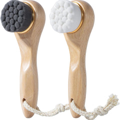 Ultra Soft Charcoal Fiber & Bamboo Exfoliating Face Brush