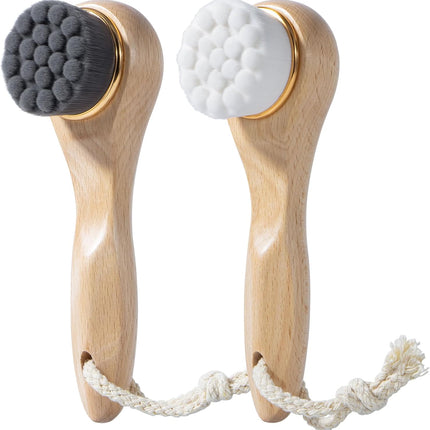 Ultra Soft Charcoal Fiber & Bamboo Exfoliating Face Brush