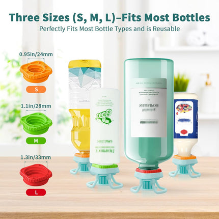 Bottle Emptying Cap (2-Pack Set)