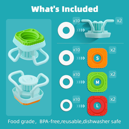 Bottle Emptying Cap (2-Pack Set)
