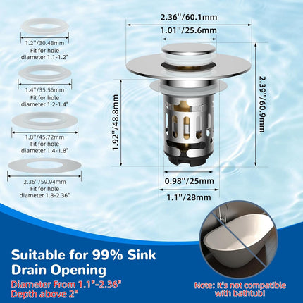 Drain Strainer & Stopper