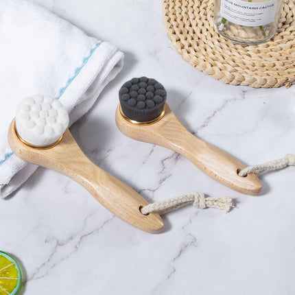 Ultra Soft Charcoal Fiber & Bamboo Exfoliating Face Brush