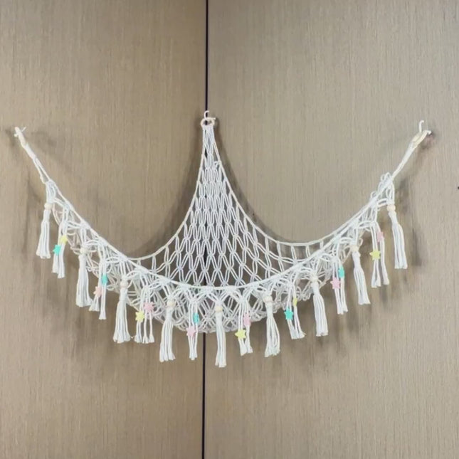 Stuffed Animal Storage Hammock with LED Light